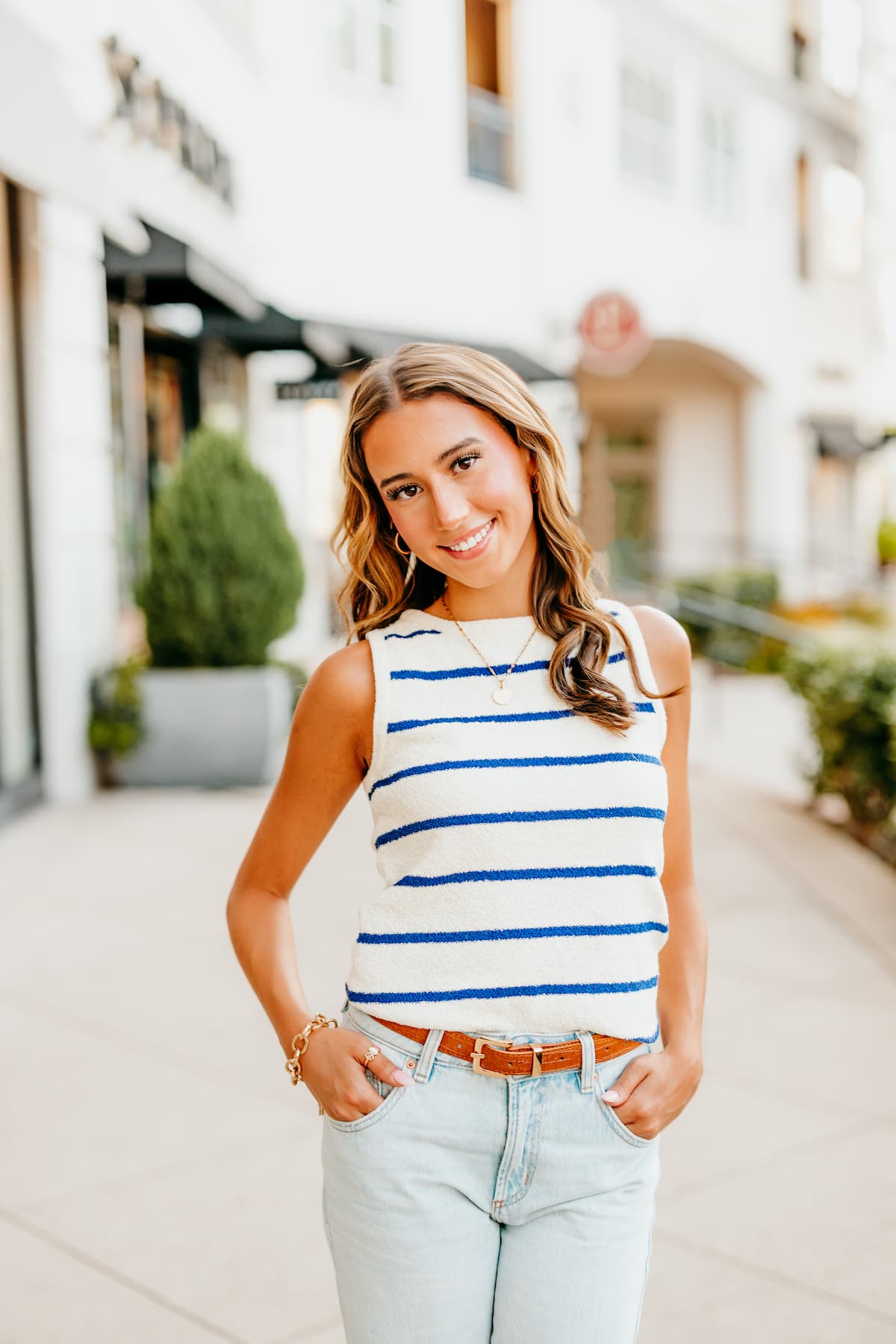 women's tops, thanks, and blouses at Hannah Mae boutique a women's clothing boutique in downtown Wylie Texas near Dallas texas