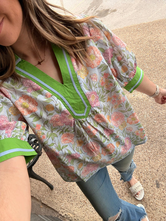 Floral Fields Top