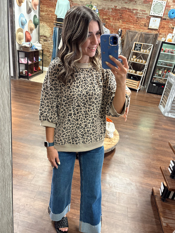 Casual Leopard Top