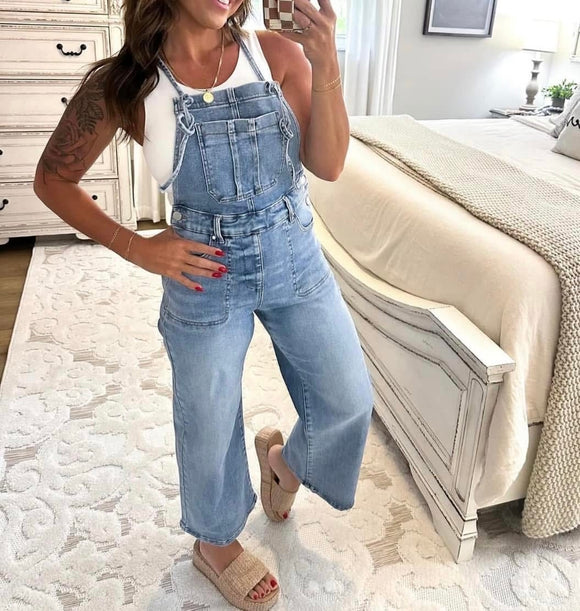 Denim Overalls