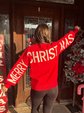 Merry Christmas Sweater- Red