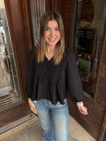 Work Day Top- Blk
