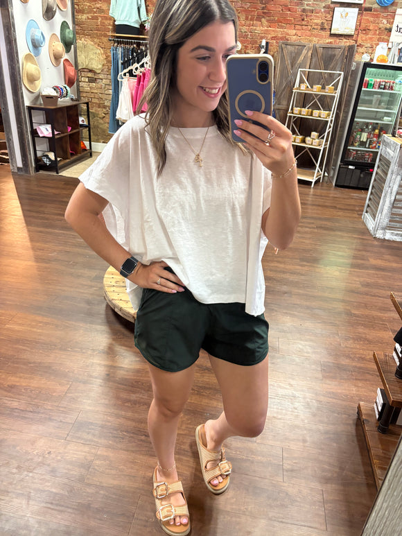 Look Alike Active Shorts- Green