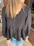 Work Day Top- Blk