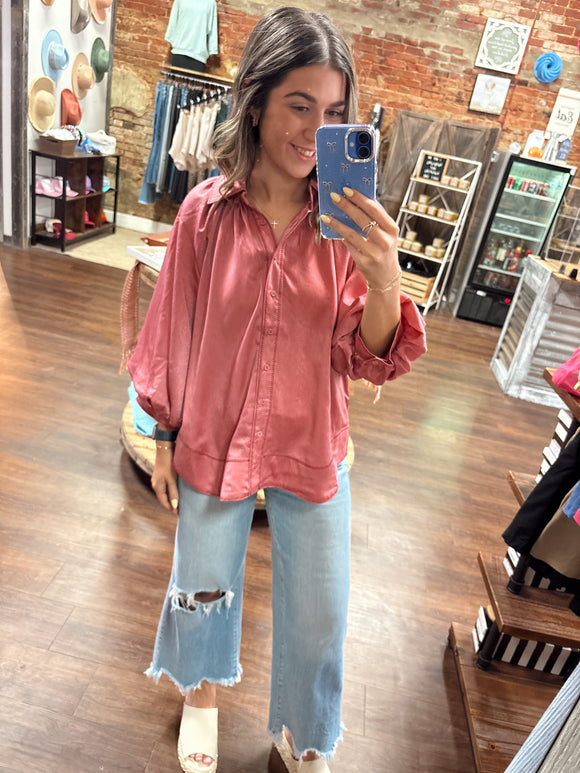 Rosewood Charm Blouse