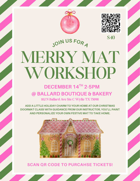 Merry Mat Workshop