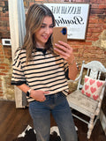 Stripe Oversized Top