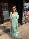 The Elegance Dress- Sage
