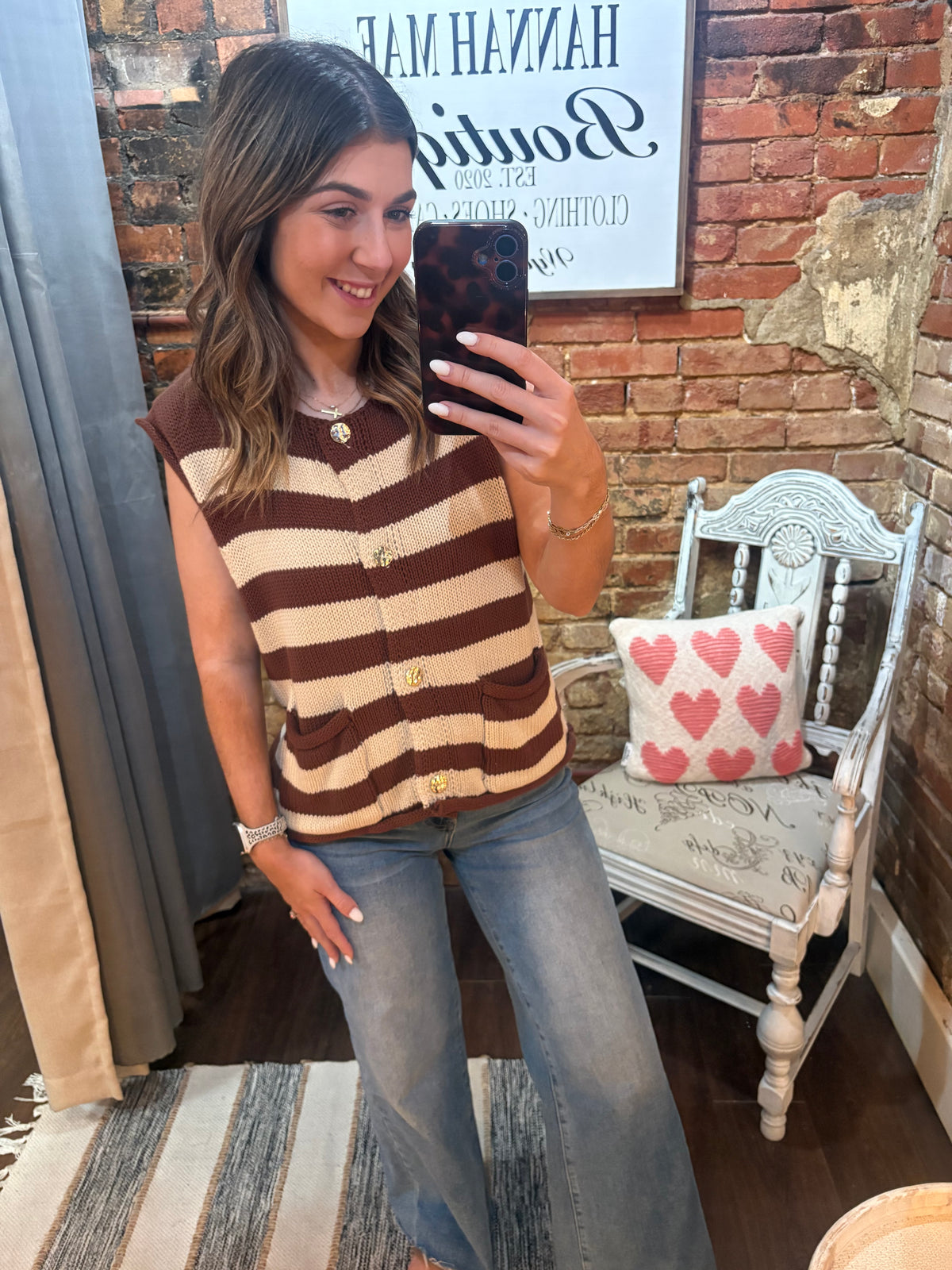Cocoa Crush Sweater Vest