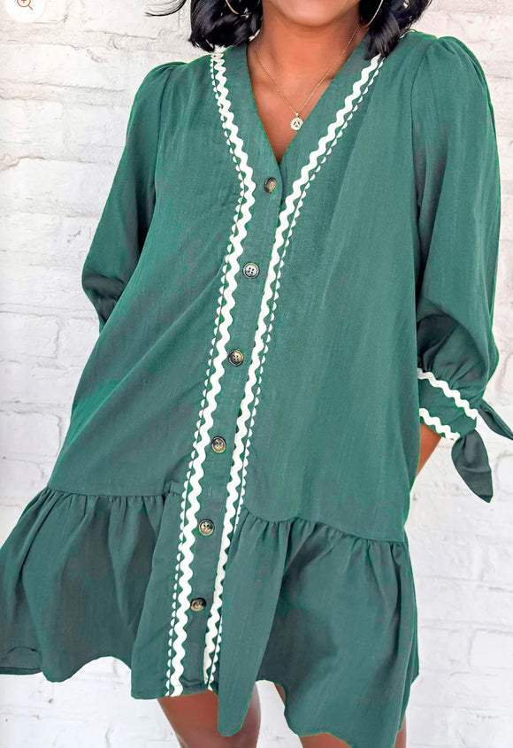 Emerald Edge Dress