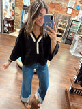Luxe Black Sweater