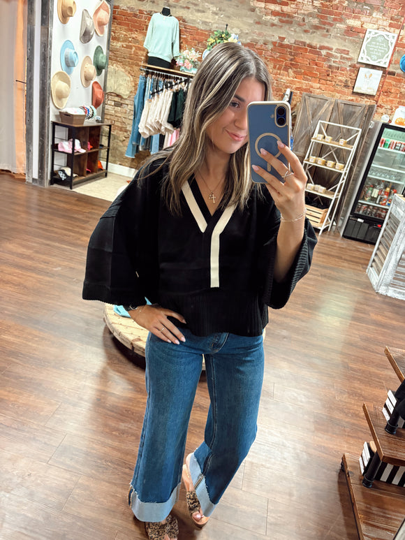 Luxe Black Sweater
